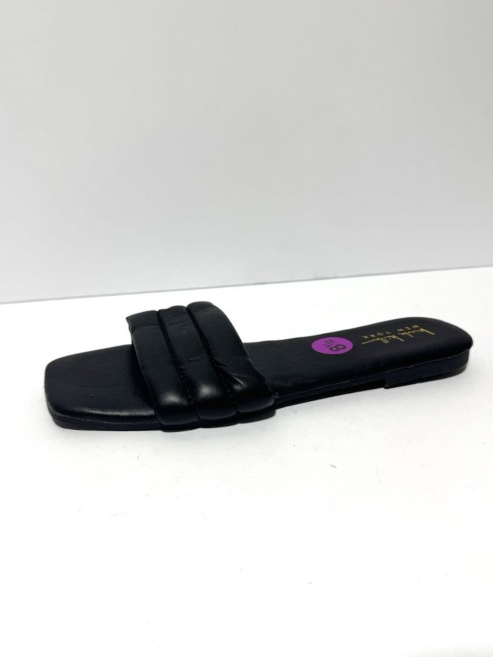 Nicole Miller Womens Lekky Sandals Black Size 8.5 M